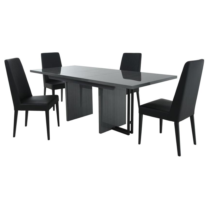 Black dining room discount sets 5 piece