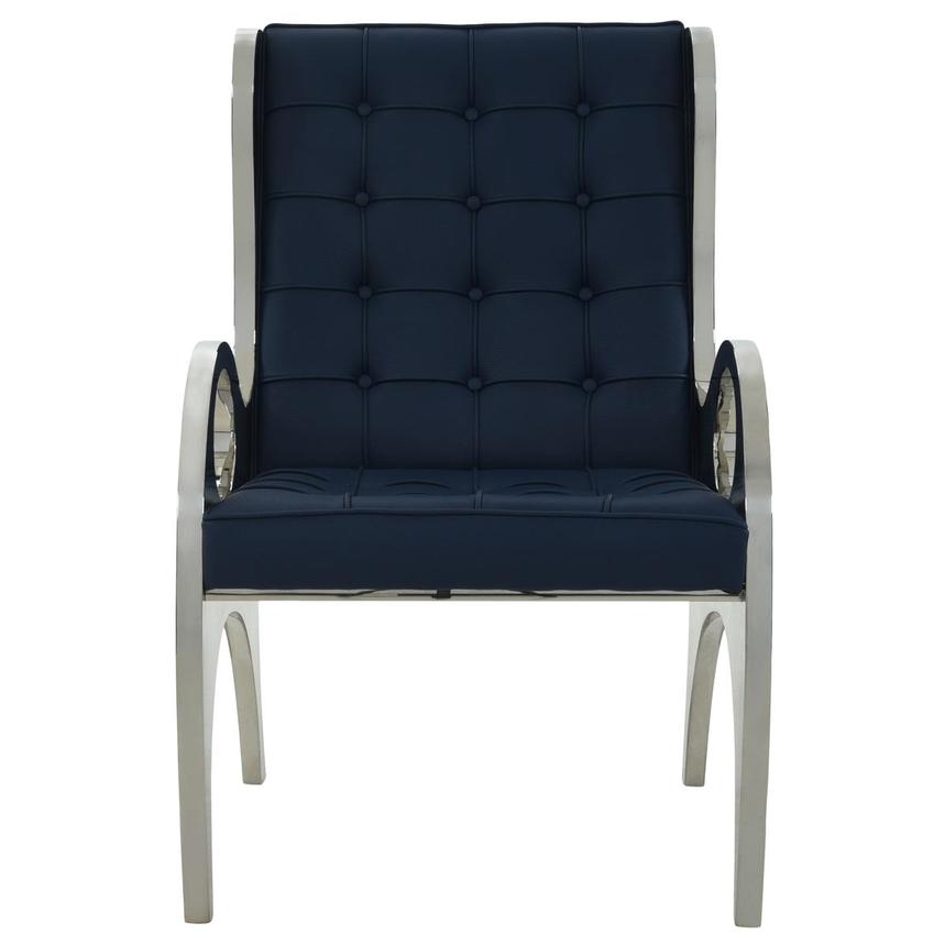 Boss Dark Blue Accent Chair  alternate image, 2 of 8 images.