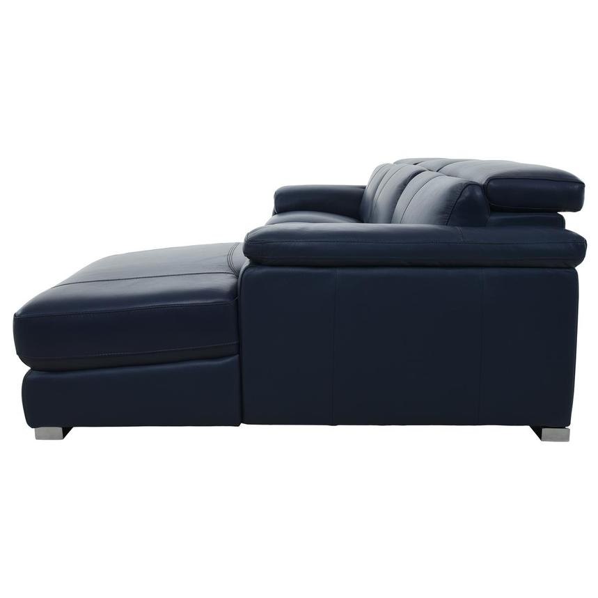 Charlie Blue Corner Sofa w/Right Chaise  alternate image, 5 of 15 images.