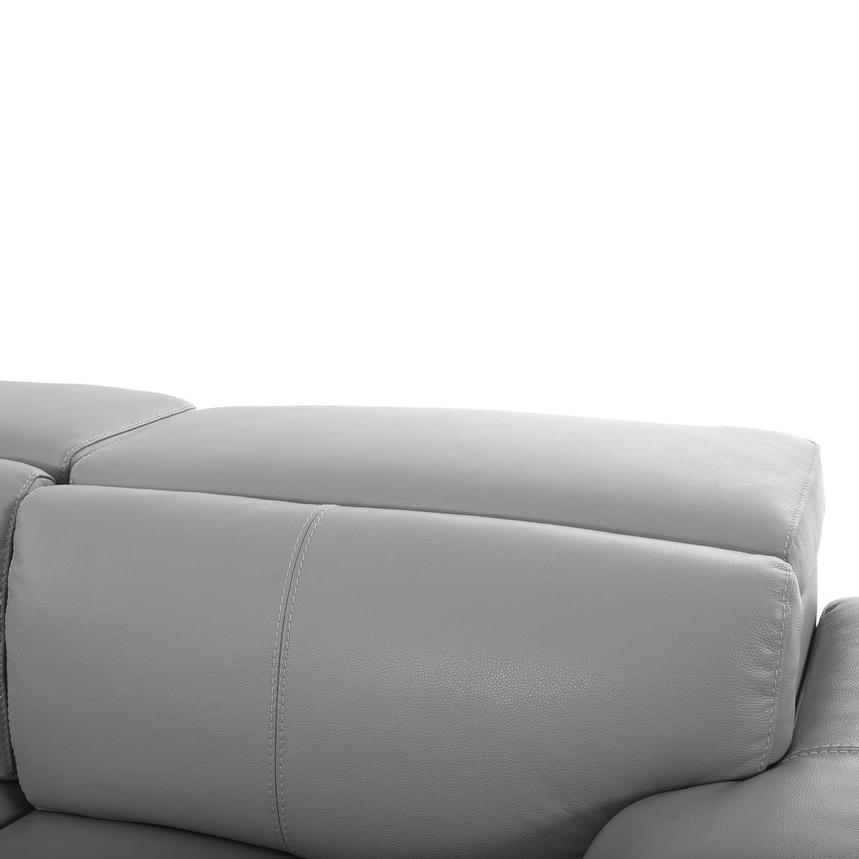 Charlie Light Gray Corner Sofa w/Right Chaise  alternate image, 8 of 12 images.