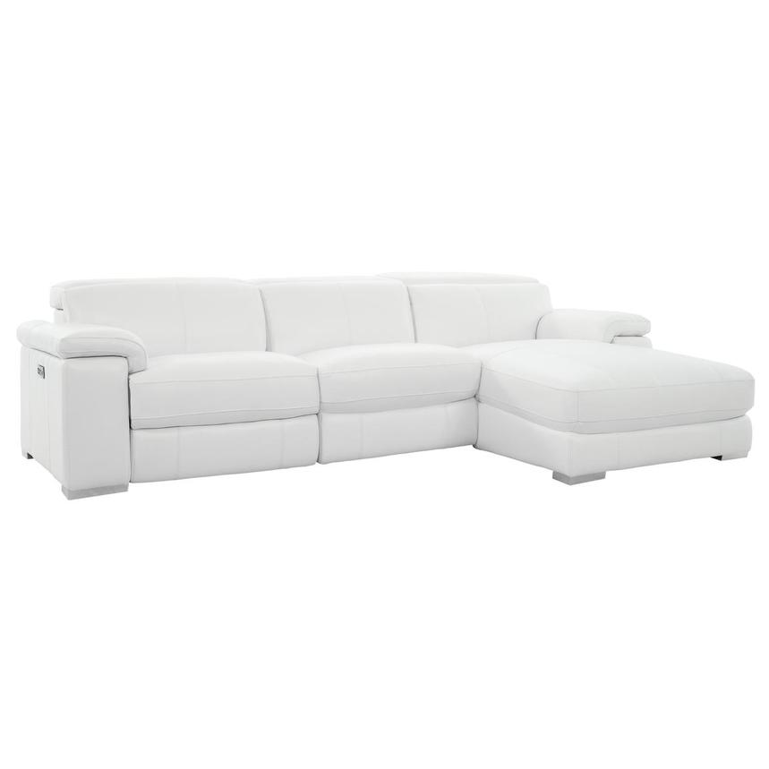 Charlie White Corner Sofa w/Right Chaise  alternate image, 2 of 11 images.