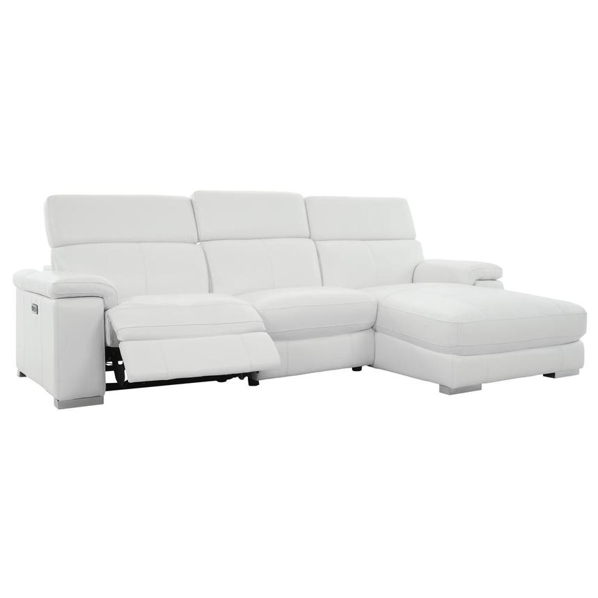 Charlie White Corner Sofa w/Right Chaise alternate image, 3 of 11 images.