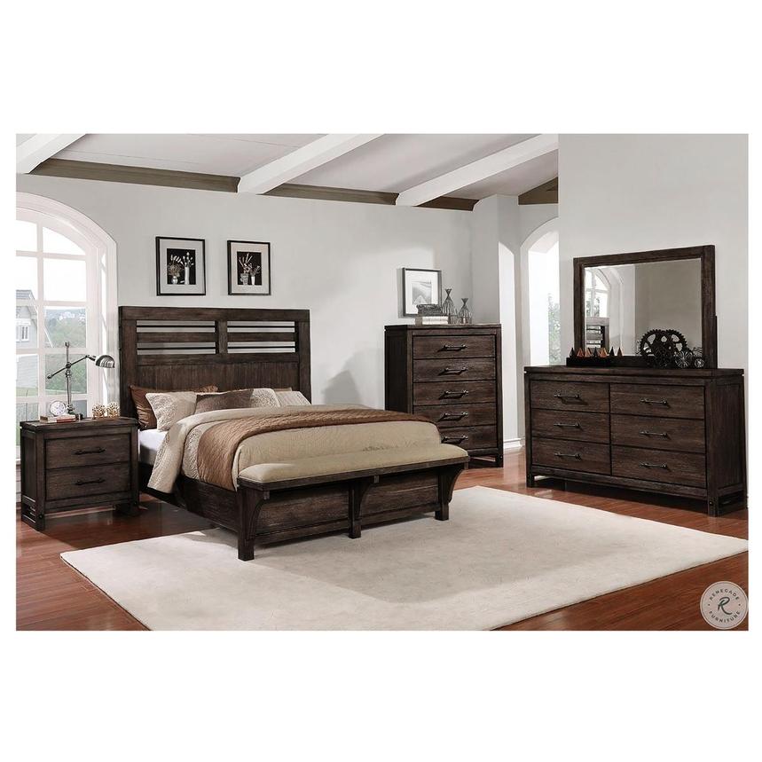 Roman 4Piece King Bedroom Set El Dorado Furniture