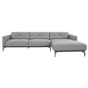 Nate Gray Corner Sofa w/Right Chaise  alternate image, 5 of 14 images.