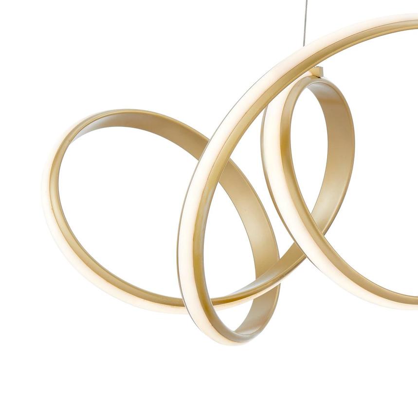 Torsion Gold II Ceiling Lamp alternate image, 3 of 3 images.