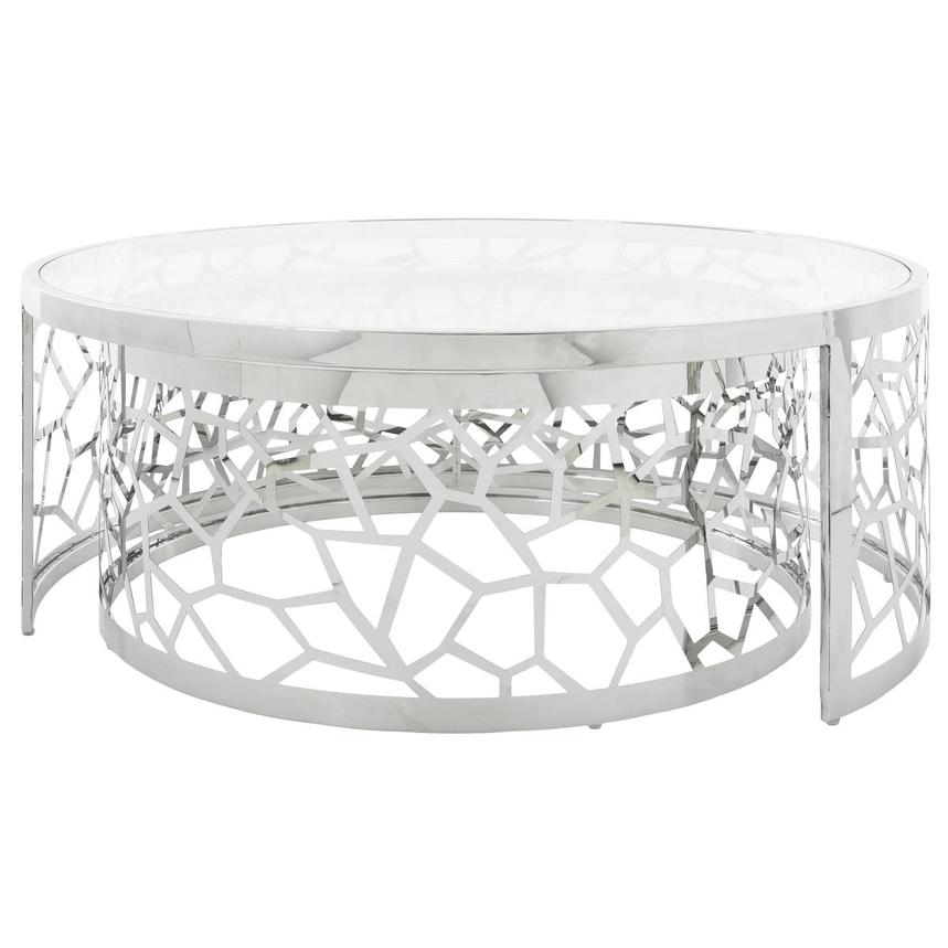 Lacey Silver Nesting Tables Set of 2  alternate image, 2 of 9 images.