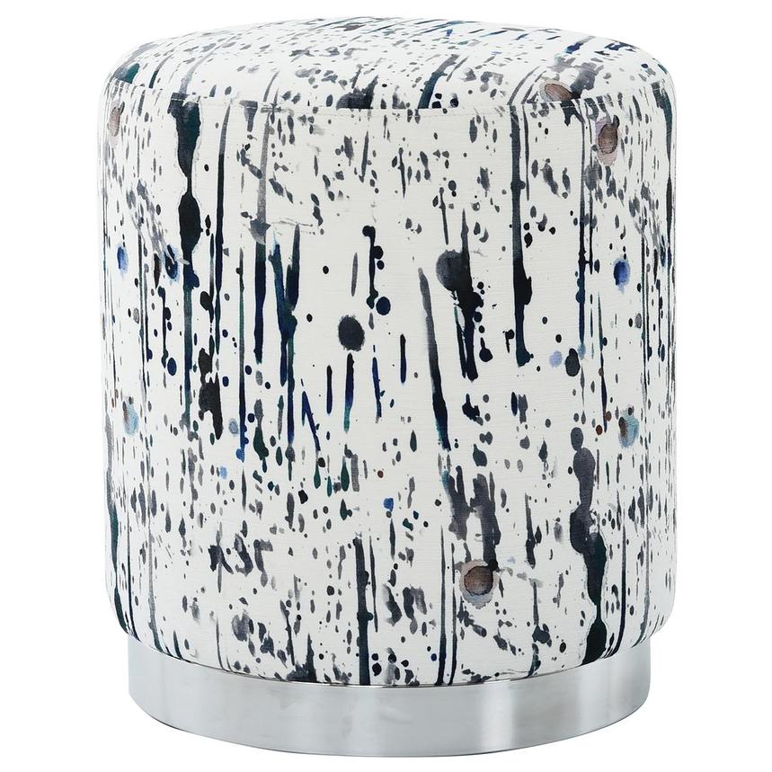 Chelsea Blue Ottoman main image, 1 of 3 images.