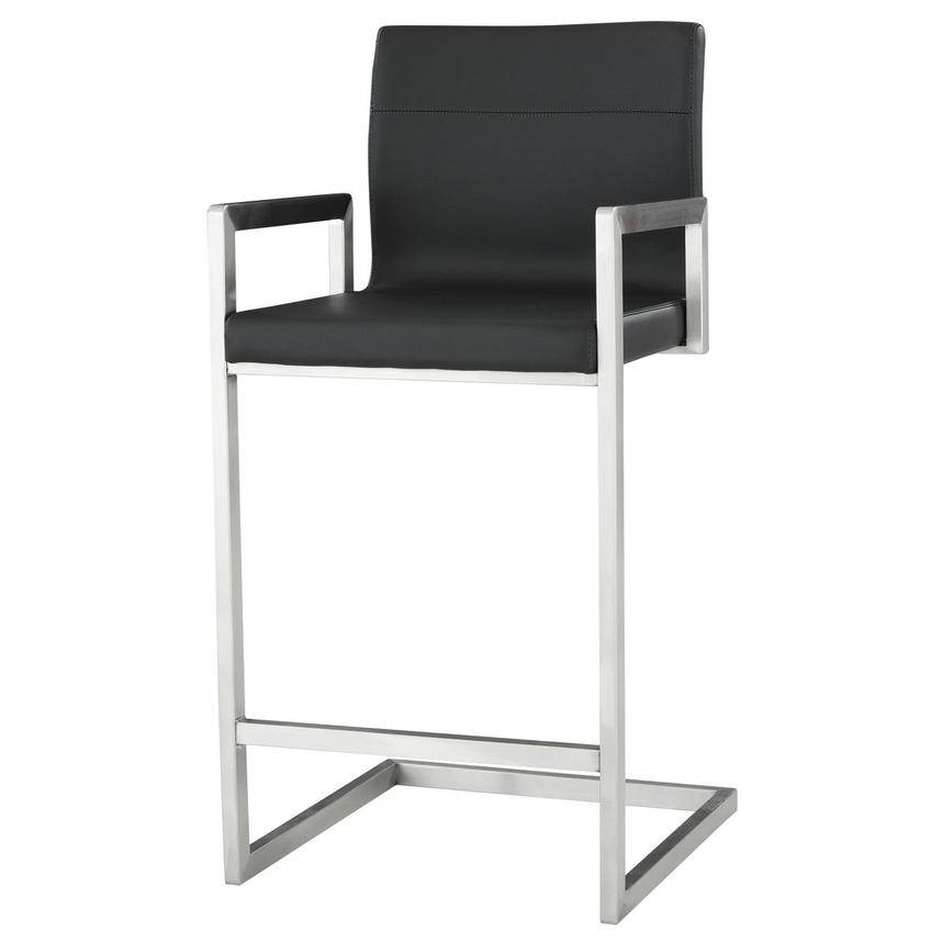 Carlyn Black Counter Stool main image, 1 of 10 images.