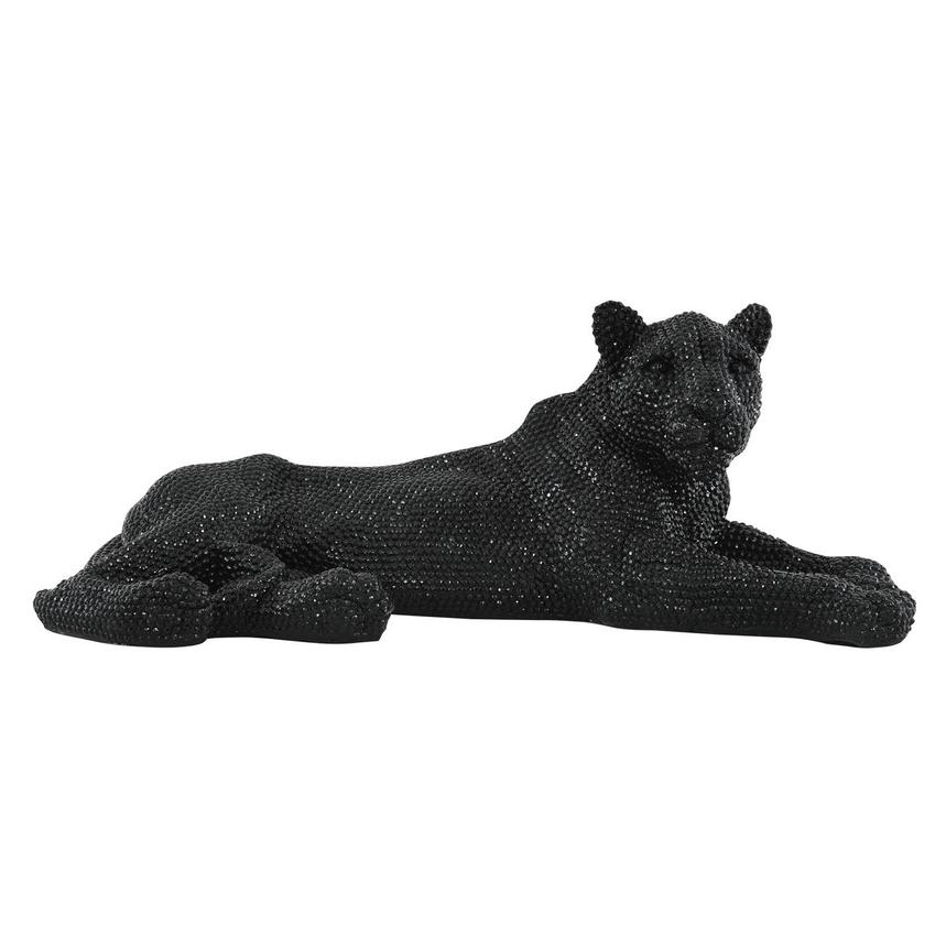 Panther Black Floor Sculpture  main image, 1 of 10 images.
