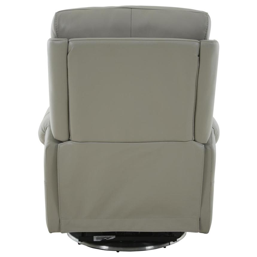 Rogelio Gray Leather Power Recliner  alternate image, 5 of 8 images.