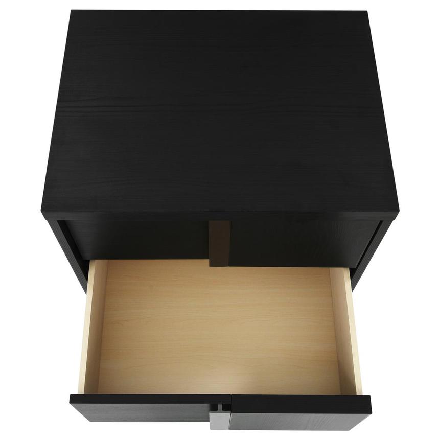 Verona Black Right Nightstand alternate image, 8 of 11 images.