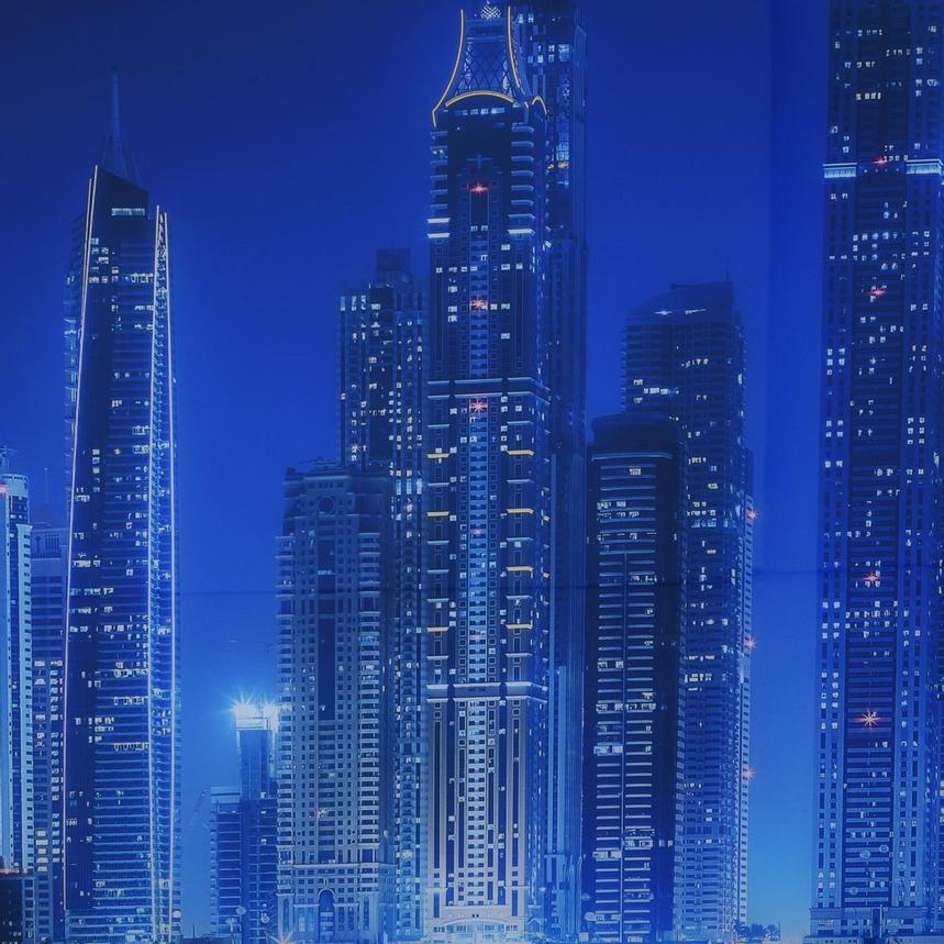 Dubai Escape Set of 3 Acrylic Wall Art alternate image, 3 of 3 images.