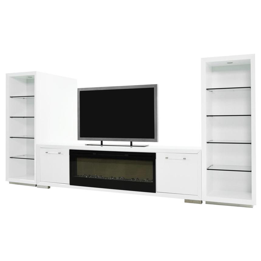 Rialto White Wall Unit  alternate image, 4 of 13 images.