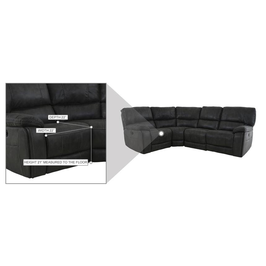 Ralph Power Reclining Sectional with 4PCS/2PWR  alternate image, 12 of 12 images.