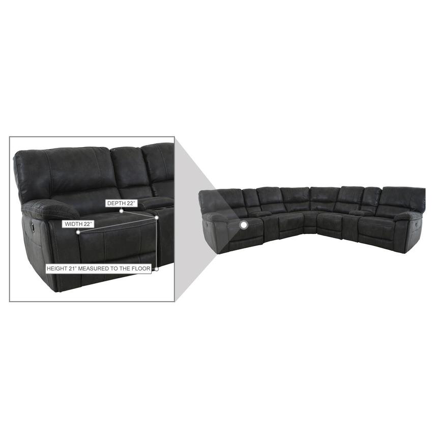 Ralph Power Reclining Sectional with 7PCS/3PWR  alternate image, 17 of 17 images.