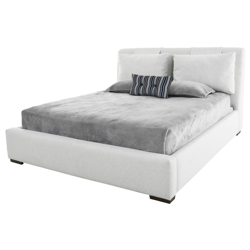 White suede deals bed