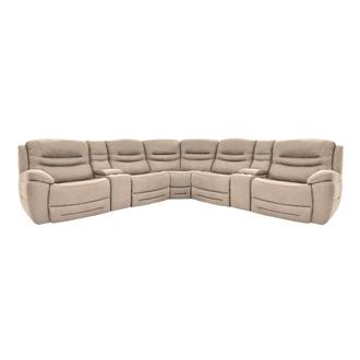 Dan Cream Power Reclining Sectional with 7PCS/3PWR
