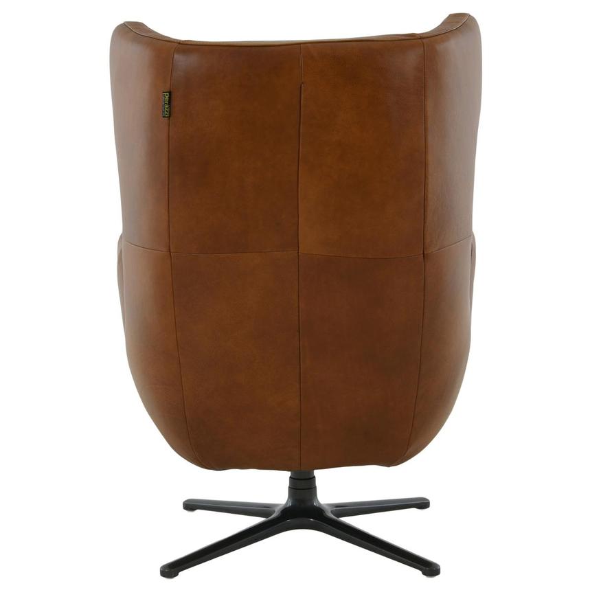 Domenico Brown Leather Accent Chair  alternate image, 4 of 12 images.