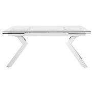 Landon Silver Extendable Dining Table  alternate image, 3 of 10 images.