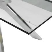 Landon Silver Extendable Dining Table  alternate image, 8 of 10 images.