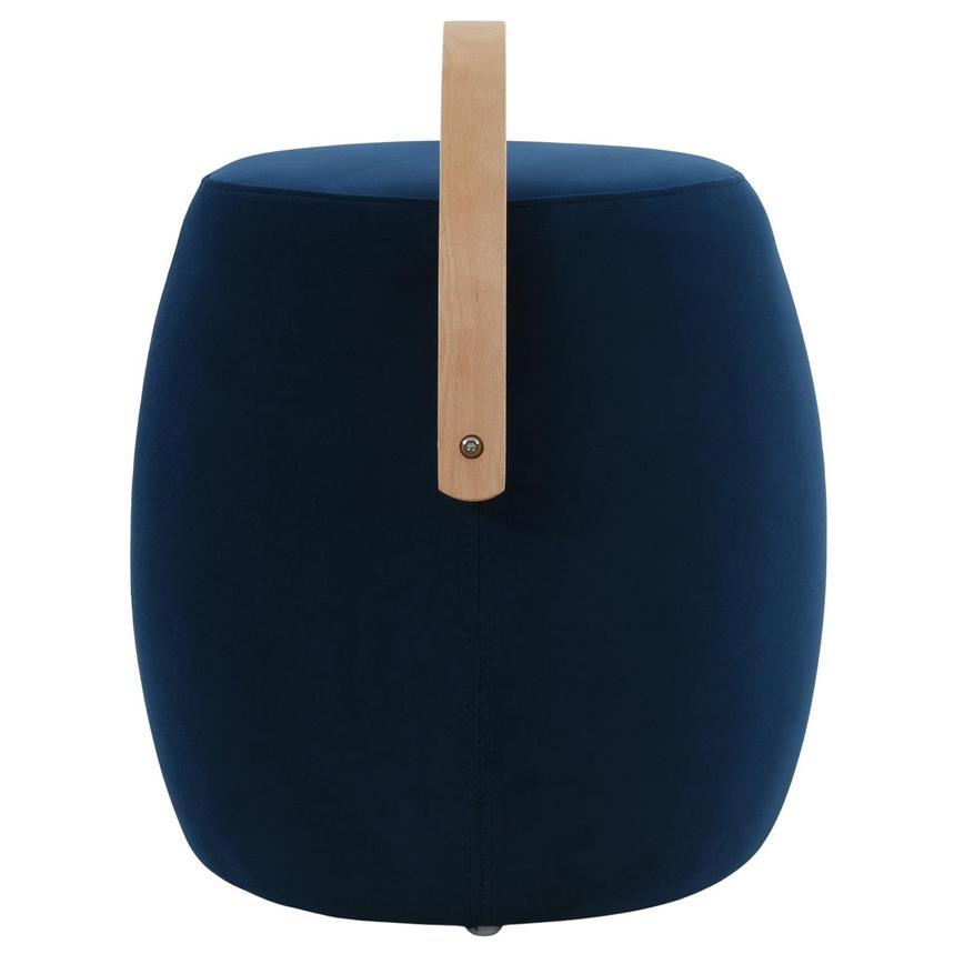 Short and Stout Blue Ottoman w/ Handle  alternate image, 3 of 7 images.