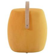 Short and Stout Yellow Ottoman w/ Handle  alternate image, 2 of 6 images.