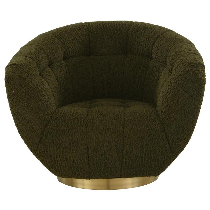 Kailani Green Swivel Accent Chair  alternate image, 4 of 9 images.