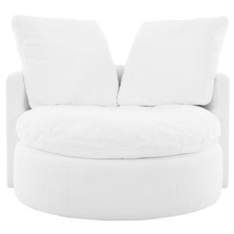Piper White Accent Chair