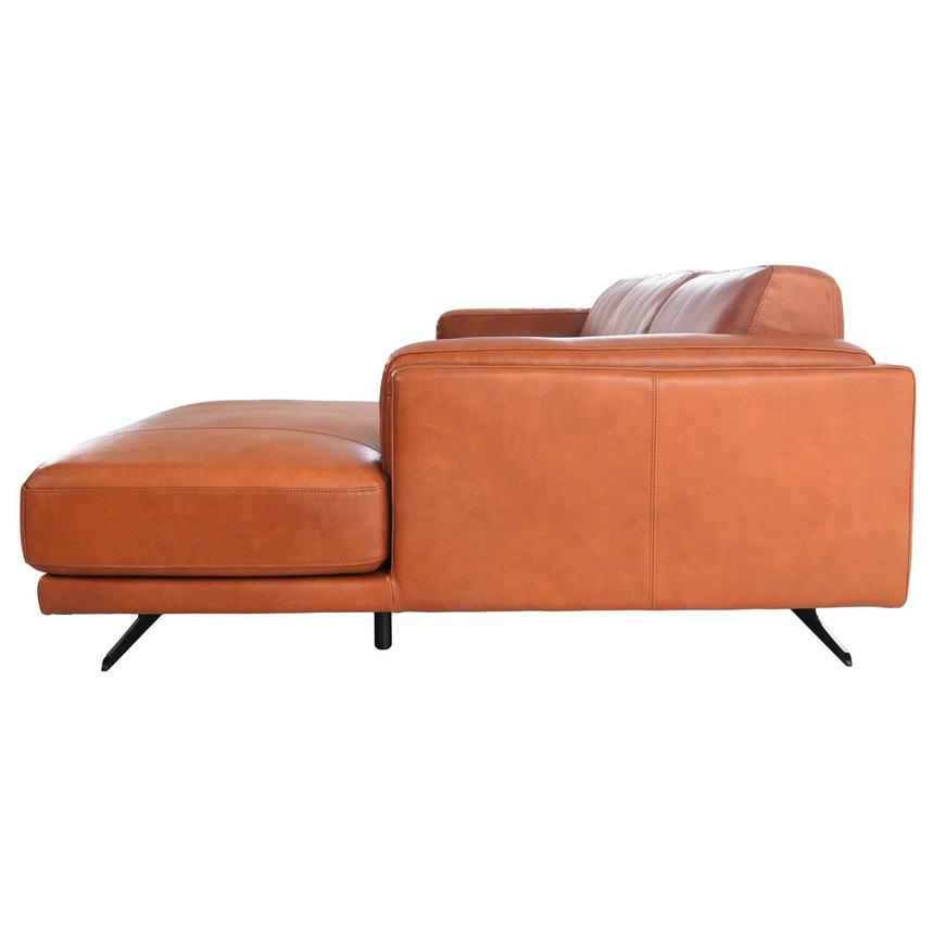 Symphony Leather Sofa w/Right Chaise  alternate image, 3 of 10 images.