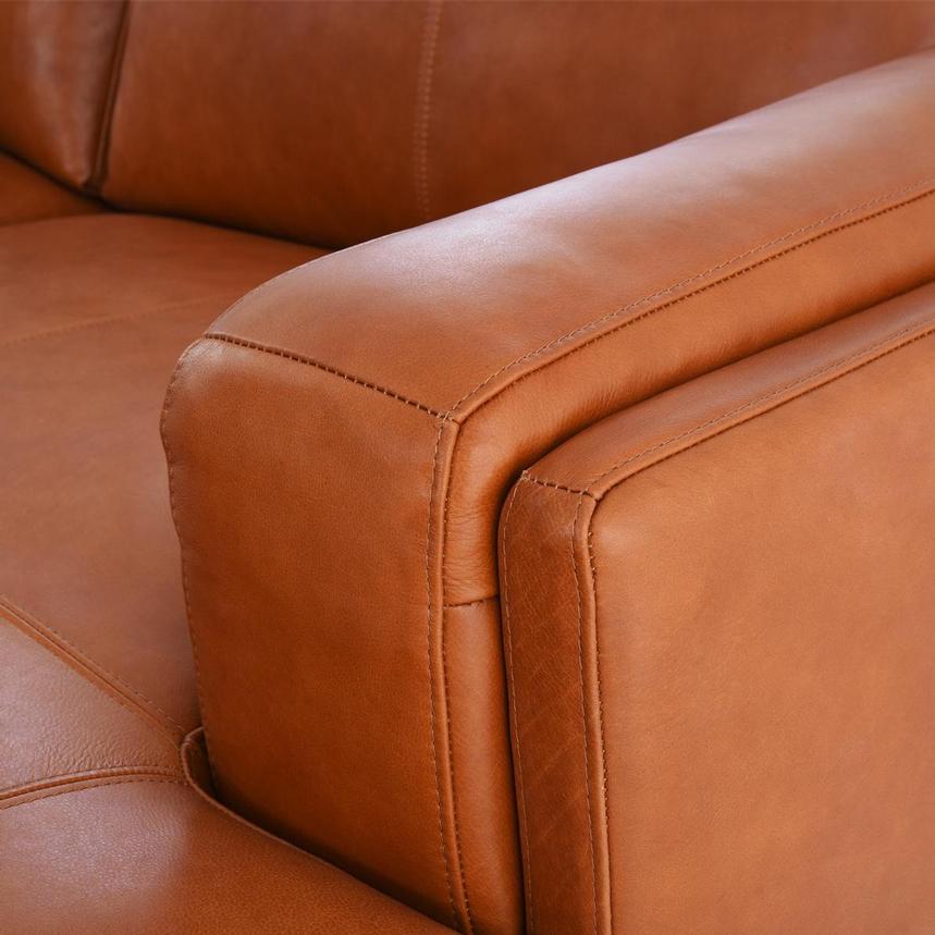 Symphony Leather Sofa w/Right Chaise  alternate image, 12 of 19 images.