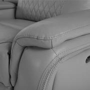 Ivone Leather Power Reclining Sectional with 5PCS/2PWR  alternate image, 9 of 13 images.