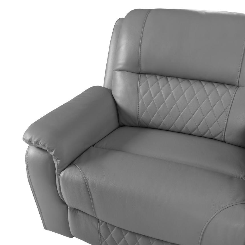 Ivone Leather Power Reclining Sectional with 5PCS/2PWR alternate image, 5 of 13 images.