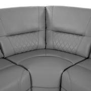 Ivone Leather Power Reclining Sectional with 6PCS/2PWR  alternate image, 6 of 17 images.