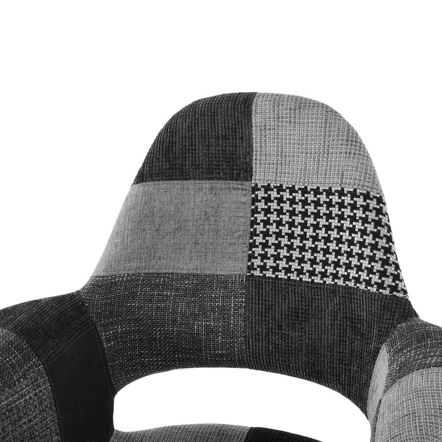 Patchwork Gray Accent Chair  alternate image, 5 of 7 images.