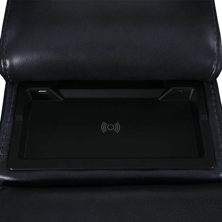 Cosmo II Blueberry Home Theater Leather Seating with 5PCS/2PWR  alternate image, 7 of 11 images.