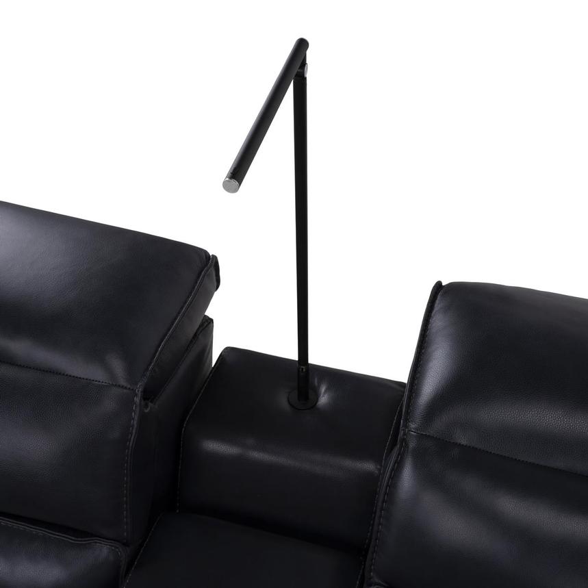 Cosmo II Blueberry Home Theater Leather Seating with 5PCS/2PWR  alternate image, 5 of 11 images.