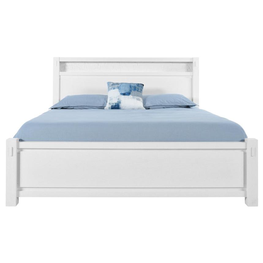 Roca White King Platform Bed w/Nightstands  alternate image, 5 of 23 images.