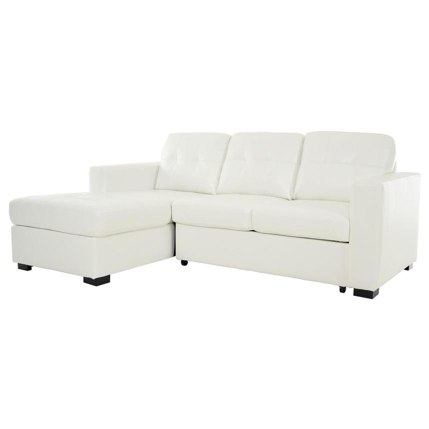 Zander White II Sleeper w/Left Chaise main image, 1 of 11 images.