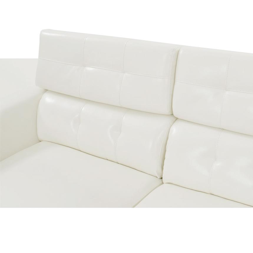 中野庸二、【out door in side(left)】 Reeve White Sleeper w/Left Chaise | El Dorado Furniture