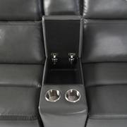 Benz Gray Home Theater Leather Seating with 5PCS/3PWR  alternate image, 9 of 13 images.