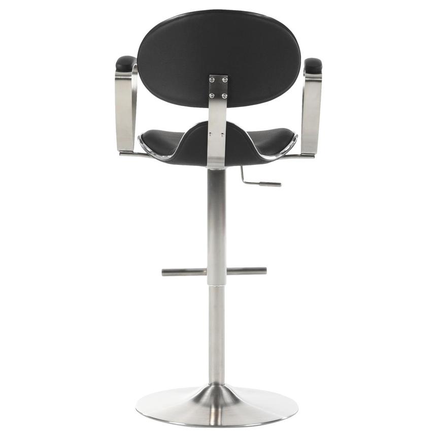 Jaylo Black Adjustable Stool  alternate image, 3 of 9 images.