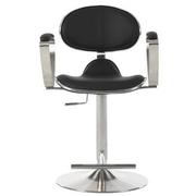 Jaylo Black Adjustable Stool  alternate image, 5 of 9 images.