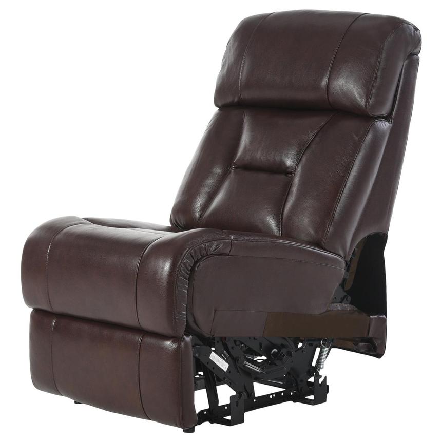Gio Brown Armless Power Recliner  alternate image, 2 of 5 images.