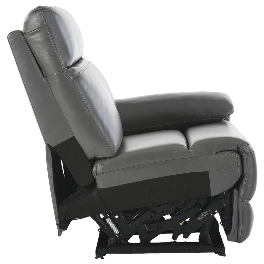 Benz Gray Right Power Recliner  alternate image, 5 of 5 images.