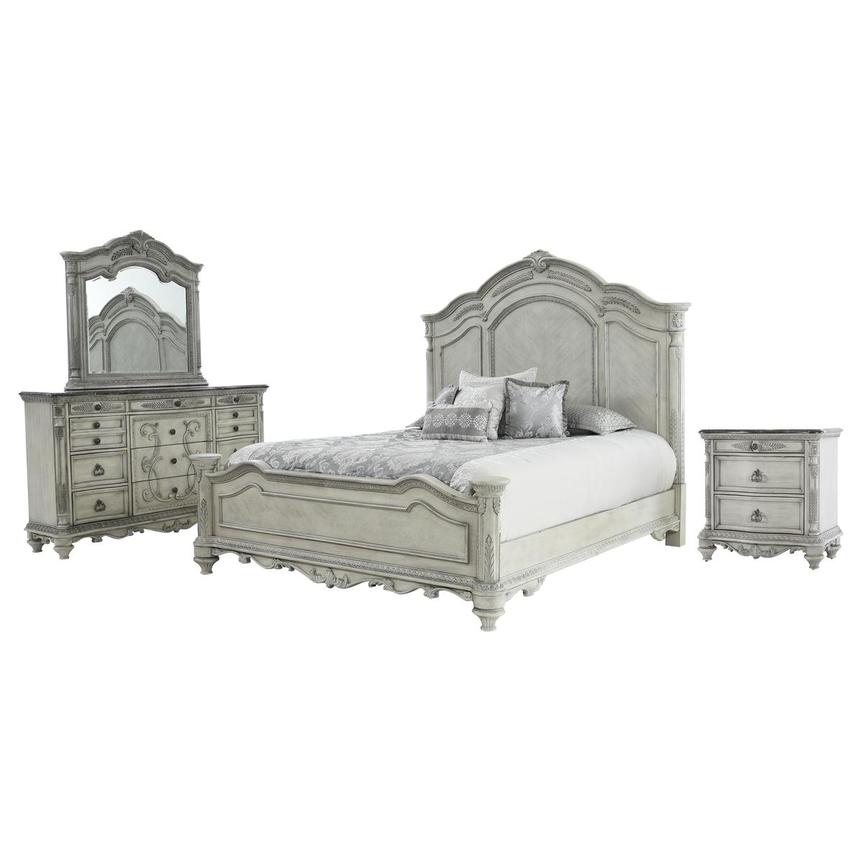 Cedric 4-Piece King Bedroom Set  main image, 1 of 5 images.