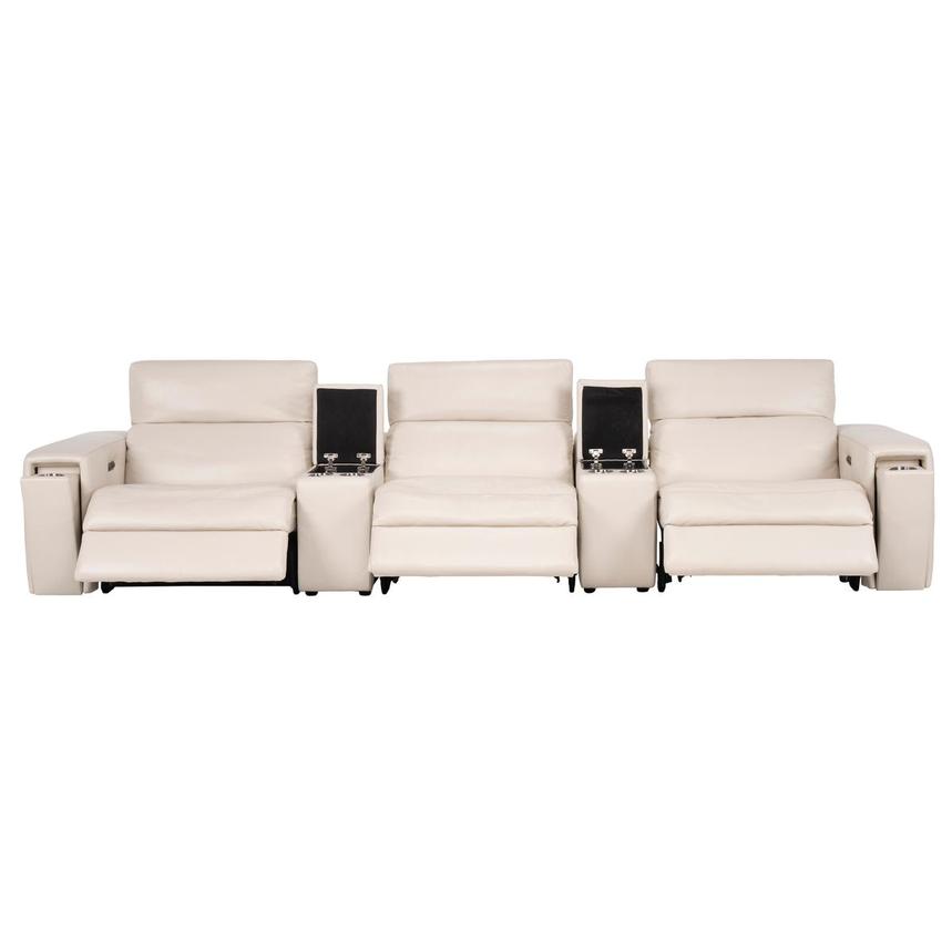 Trevor Home Theater Leather Seating with 5PCS/3PWR alternate image, 3 of 12 images.