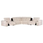 Trevor Leather Corner Sofa with 7PCS/3PWR  alternate image, 3 of 13 images.