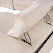 Trevor Leather Corner Sofa with 7PCS/3PWR  alternate image, 8 of 13 images.