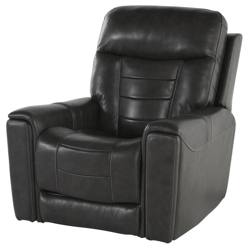 Rainer Leather Massage Recliner  main image, 1 of 15 images.