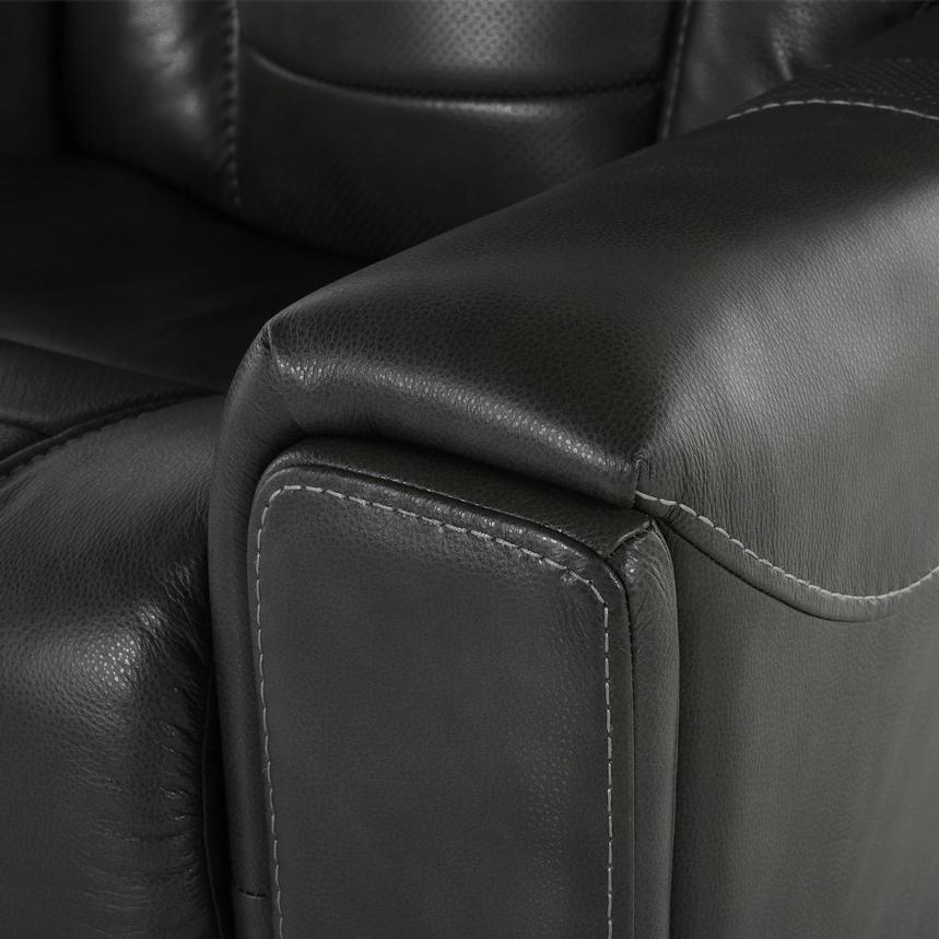 Rainer Leather Massage Recliner  alternate image, 10 of 15 images.